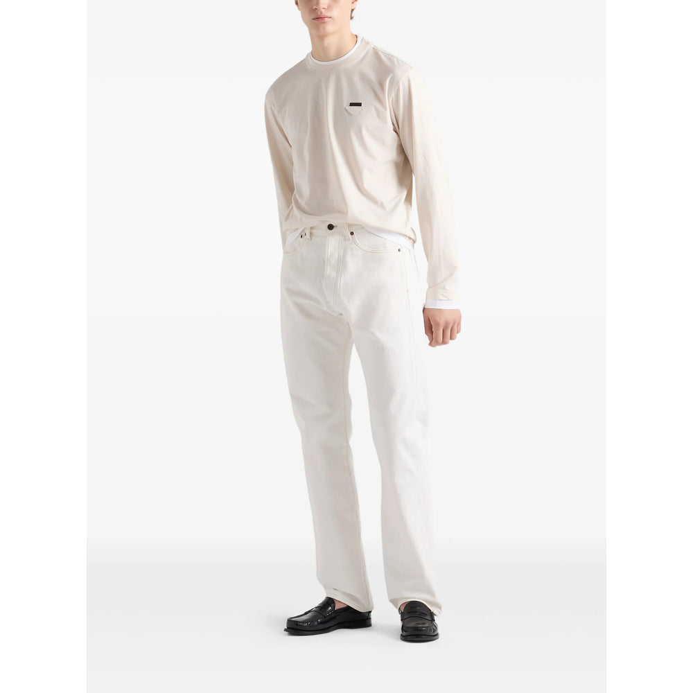 Prada Neutrals T-Shirts & Vests - T-Shirts Men PRADA