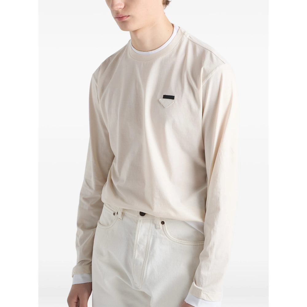 Prada Neutrals T-Shirts & Vests - T-Shirts Men PRADA