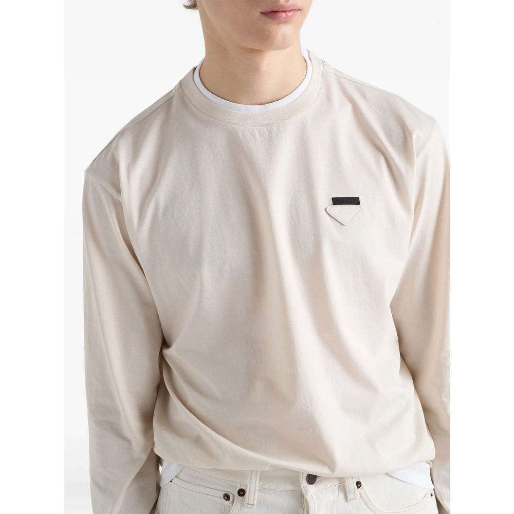 Prada Neutrals T-Shirts & Vests - T-Shirts Men PRADA