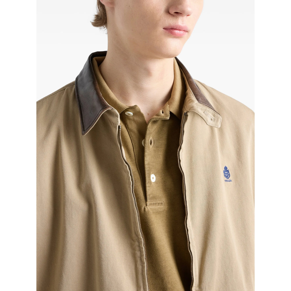 Prada Brown Polo Shirts Men PRADA