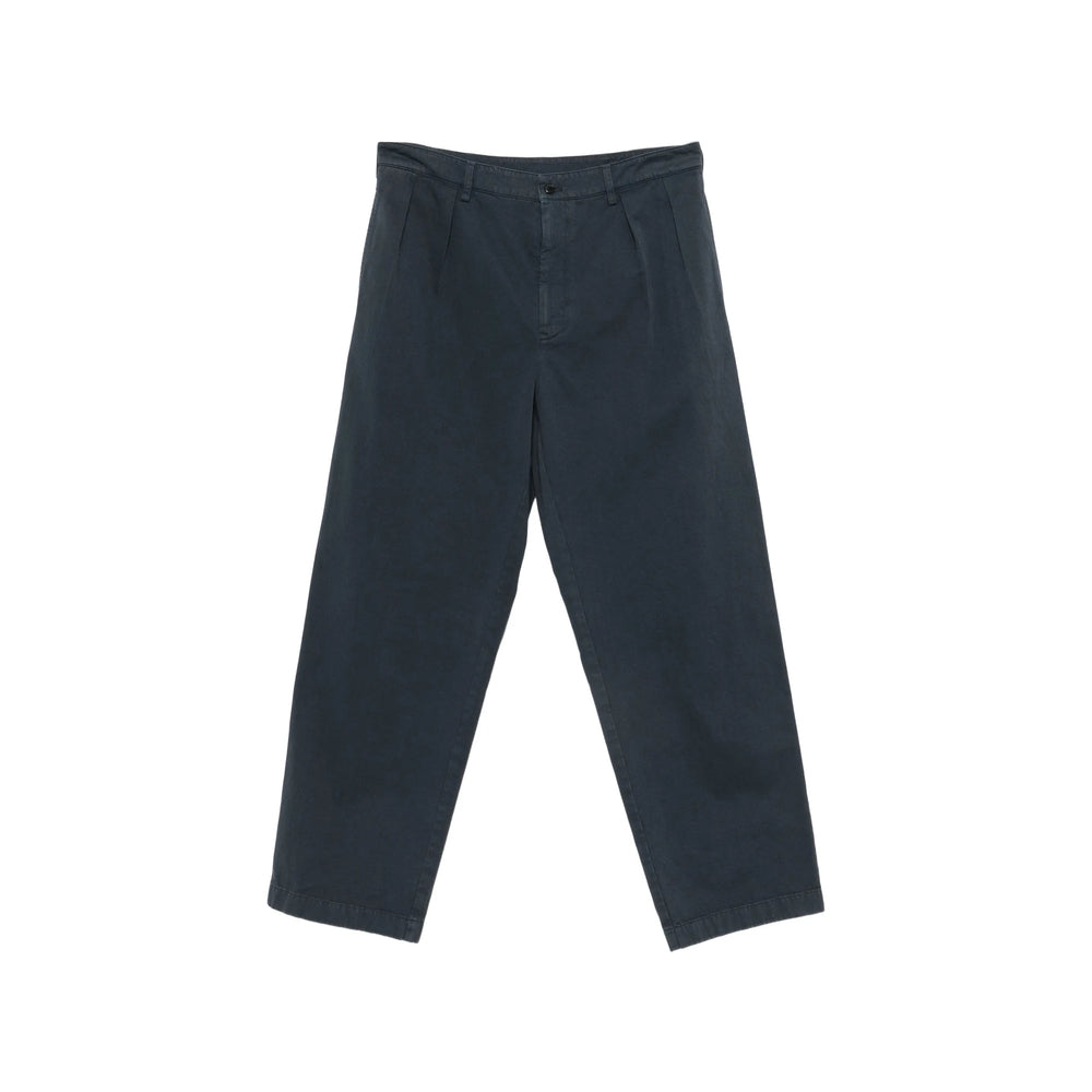 Prada Blue Trousers - Wide-Leg Trousers Men PRADA
