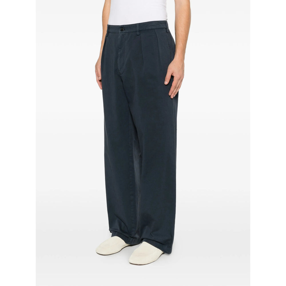 Prada Blue Trousers - Wide-Leg Trousers Men PRADA