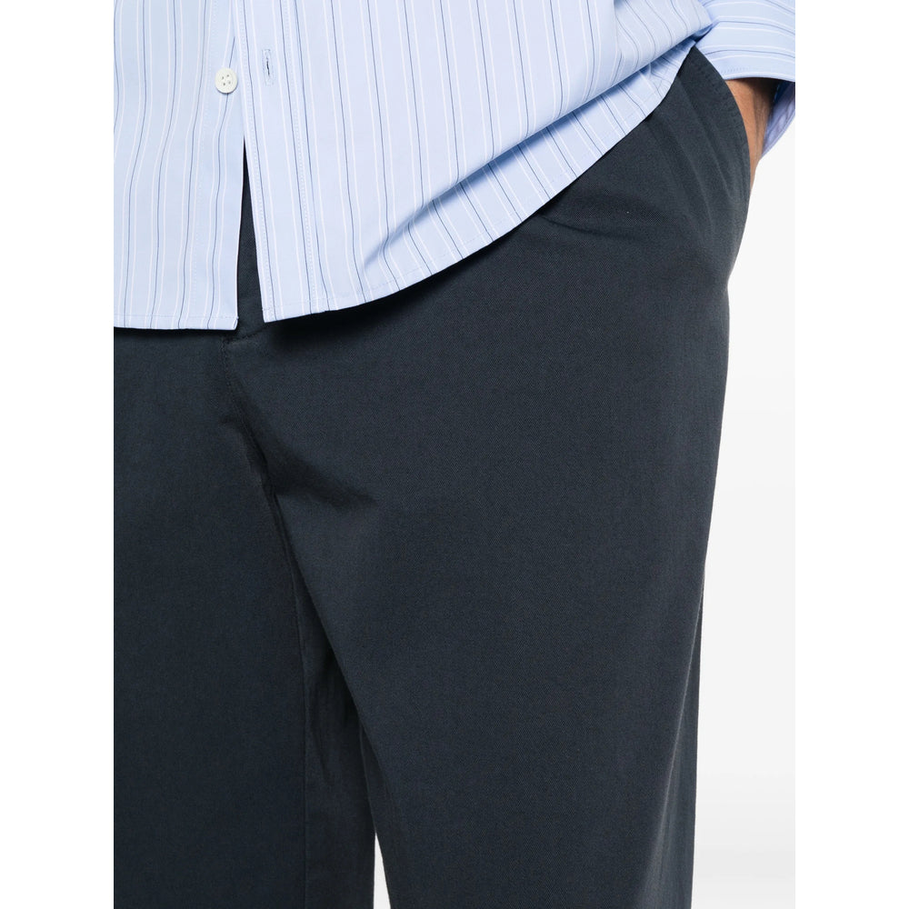 Prada Blue Trousers - Wide-Leg Trousers Men PRADA