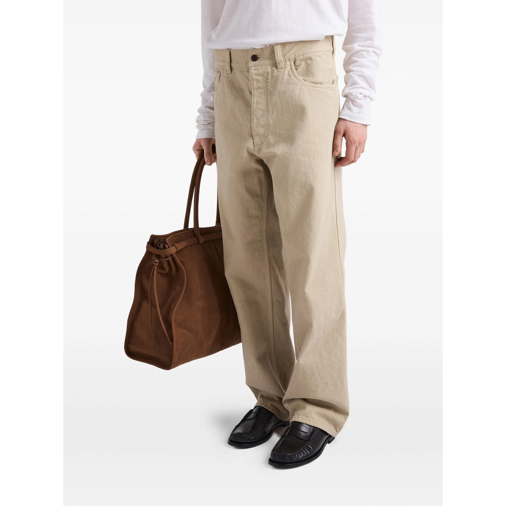 Prada Neutrals Denim - Regular & Straight-Leg Jeans Men PRADA