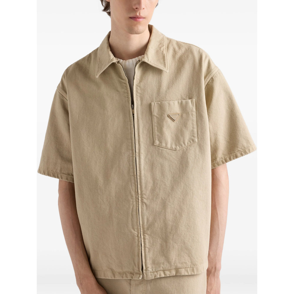 Prada Neutrals Shirts Men PRADA