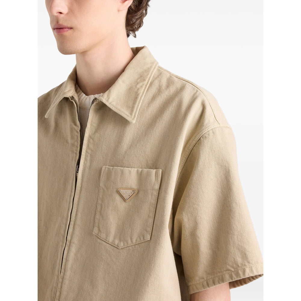Prada Neutrals Shirts Men PRADA