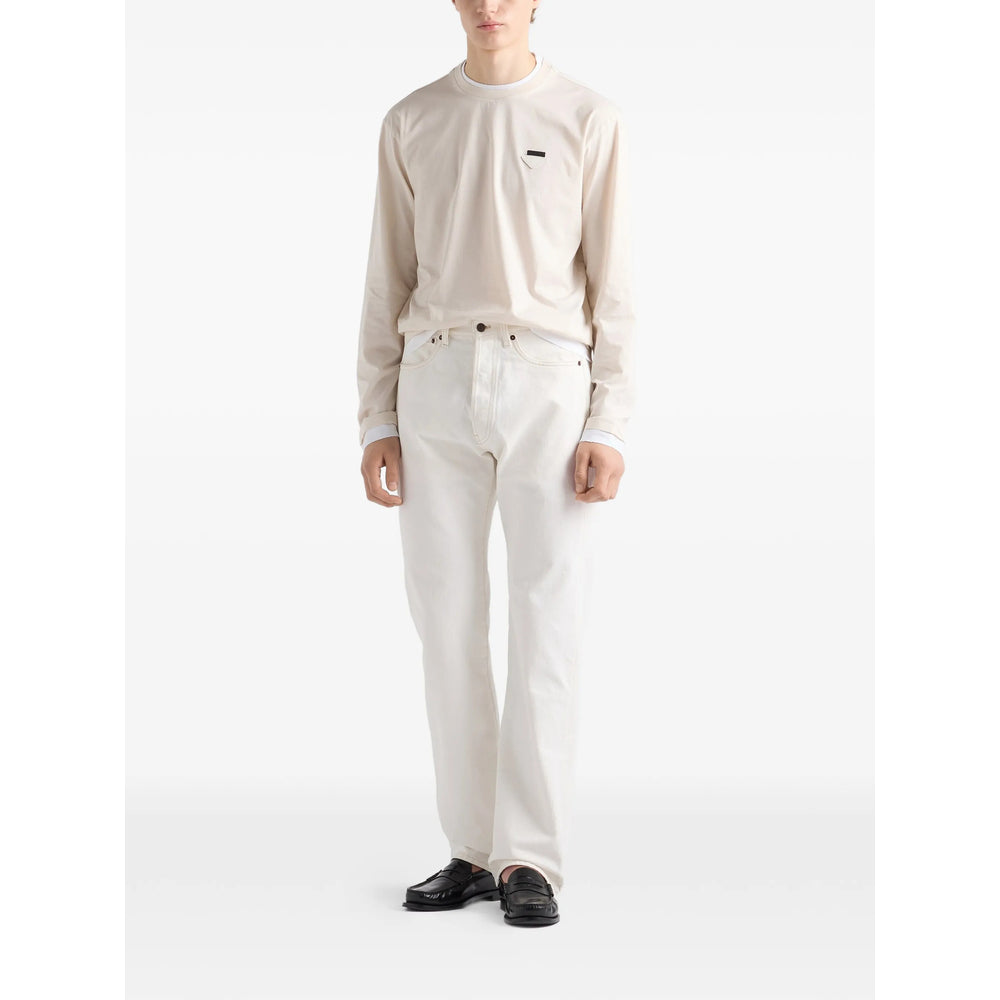 Prada White Trousers - Tailored Trousers Men PRADA
