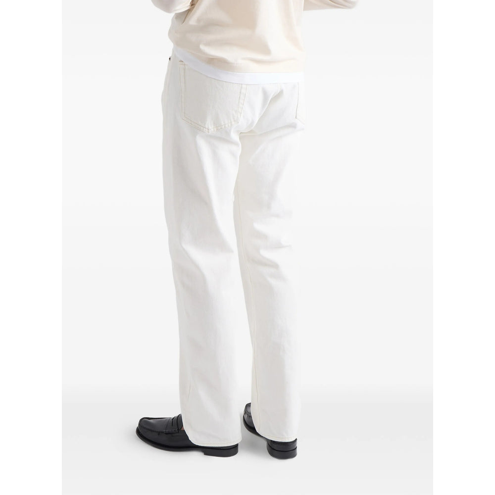 Prada White Trousers - Tailored Trousers Men PRADA