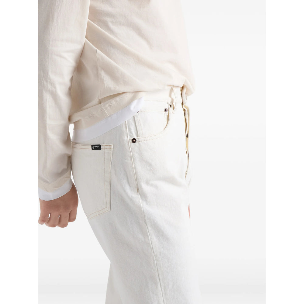Prada White Trousers - Tailored Trousers Men PRADA