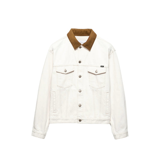 Prada Neutrals Jackets - Denim Jackets Men