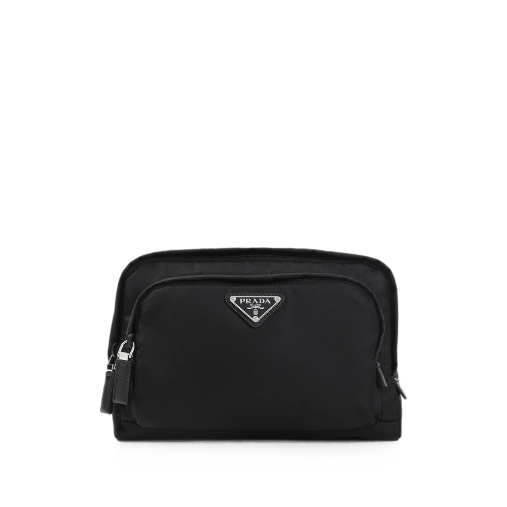 Prada Black Wash Bags Men PRADA