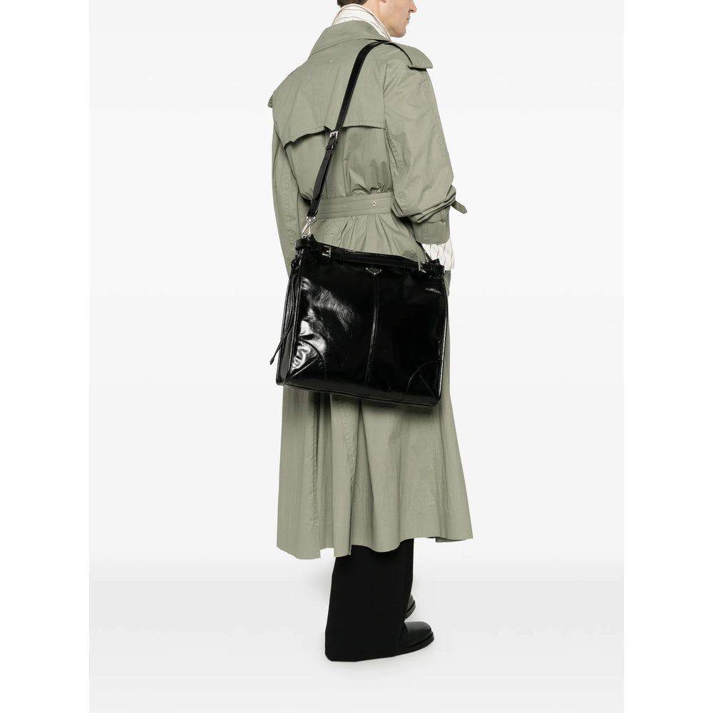 Prada Black Shoulder Bags Men PRADA