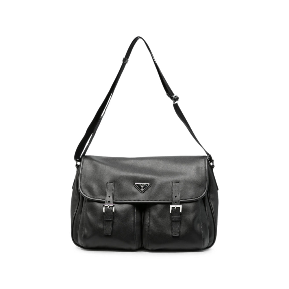 Prada Black Shoulder Bags Men PRADA