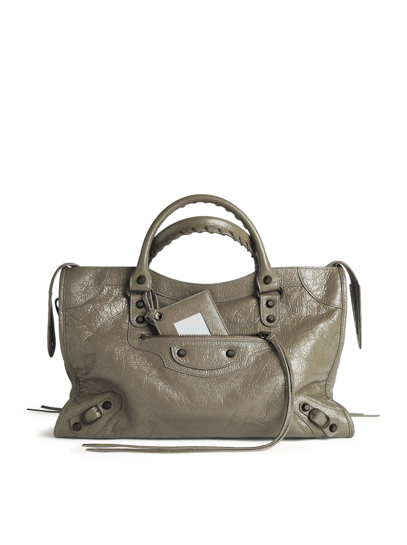 Balenciaga Women Women`S Le City Medium Bag In Military Green BALENCIAGA