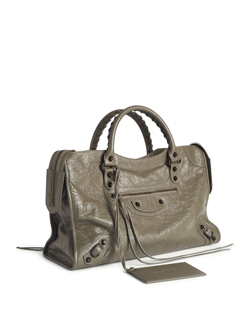 Balenciaga Women Women`S Le City Medium Bag In Military Green BALENCIAGA