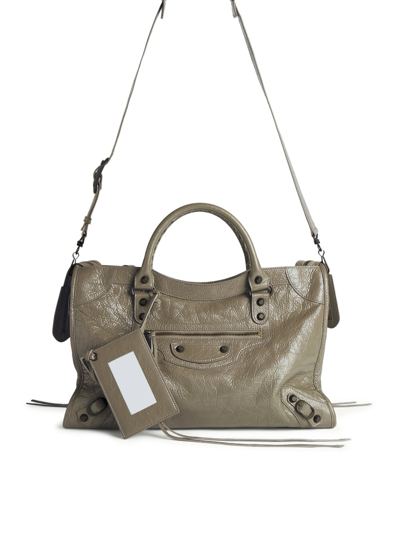 Balenciaga Women Women`S Le City Medium Bag In Military Green BALENCIAGA