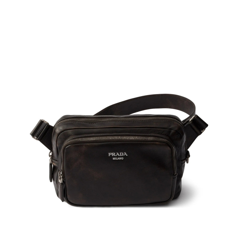 Prada Brown Shoulder Bags Men PRADA