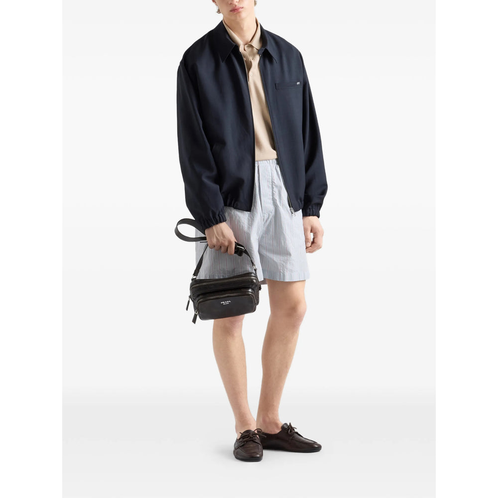 Prada Brown Shoulder Bags Men PRADA