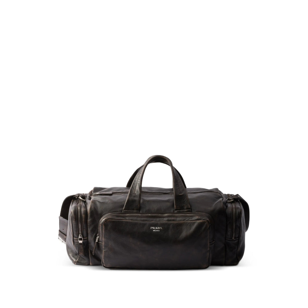 Prada Brown Luggage & Holdalls Men PRADA