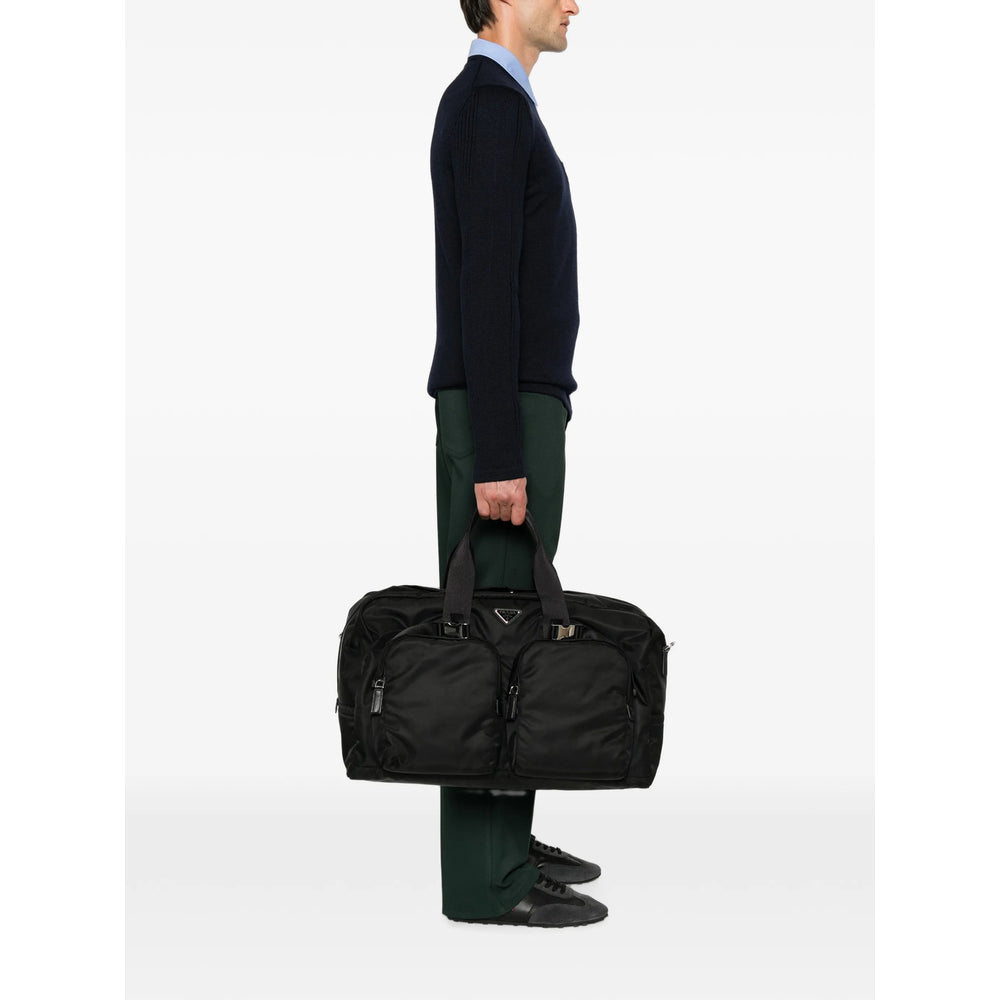 Prada Black Luggage & Holdalls Men PRADA