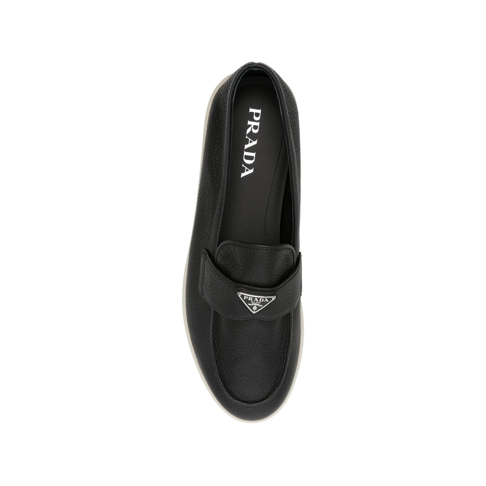 Prada Black Loafers Men PRADA