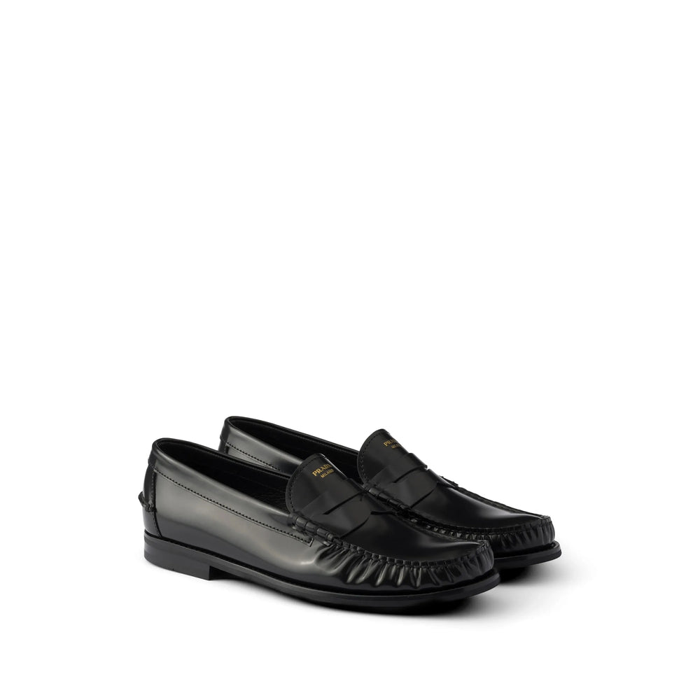 Prada Black Loafers Men PRADA