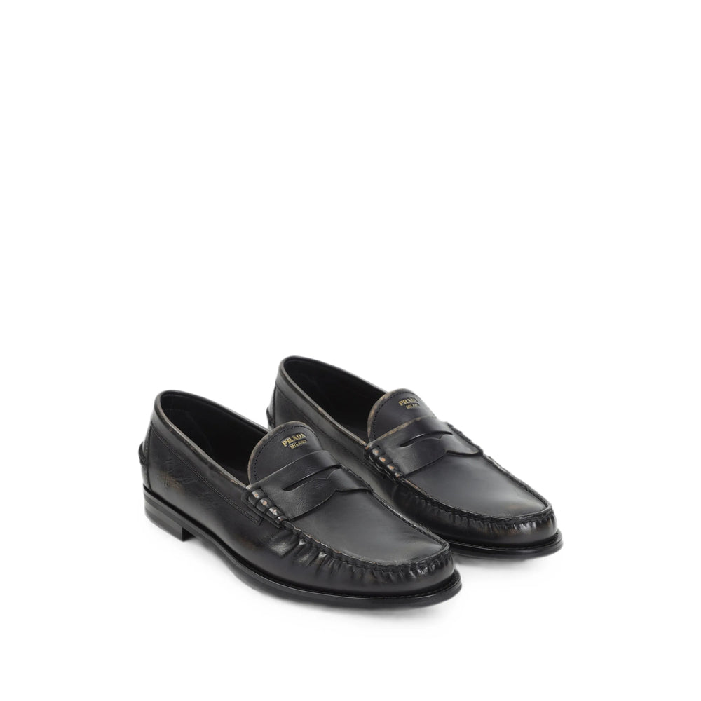 Prada Black Loafers Men PRADA