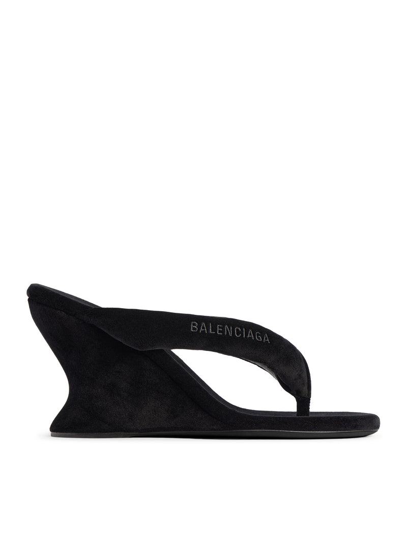Balenciaga Women Gaeta Wedge Flip-Flops BALENCIAGA