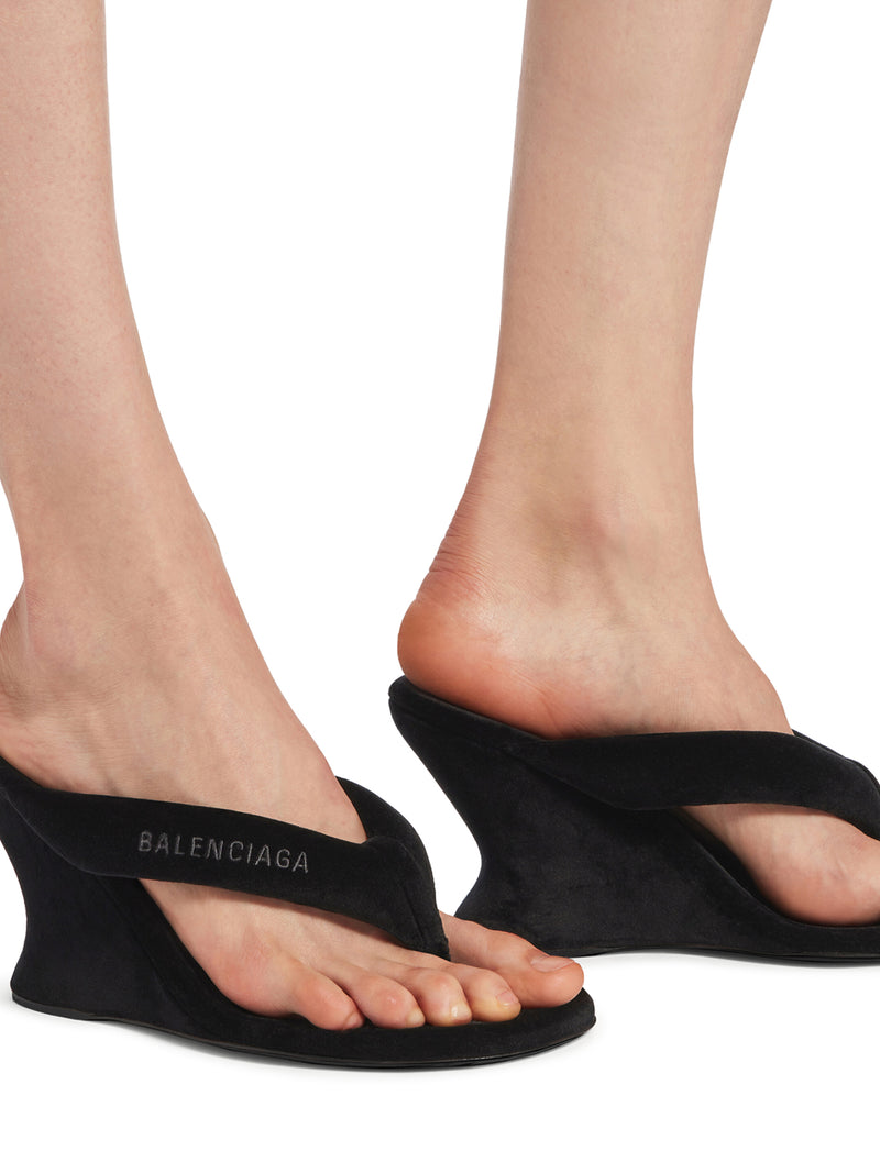 Balenciaga Women Gaeta Wedge Flip-Flops BALENCIAGA