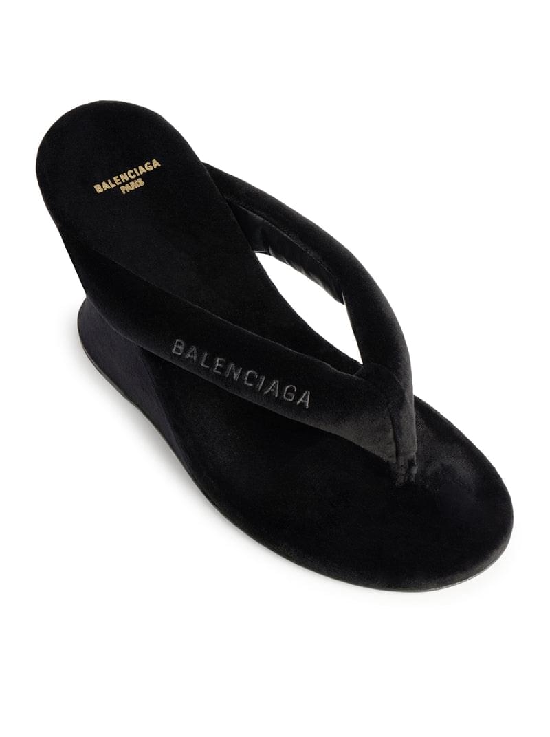 Balenciaga Women Gaeta Wedge Flip-Flops BALENCIAGA