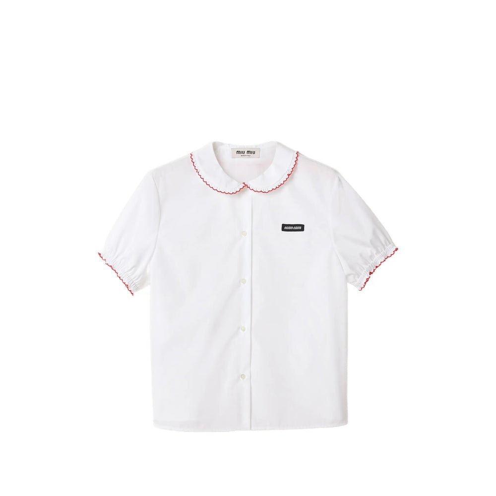 Miu Miu White Tops - Shirts Women MIU MIU