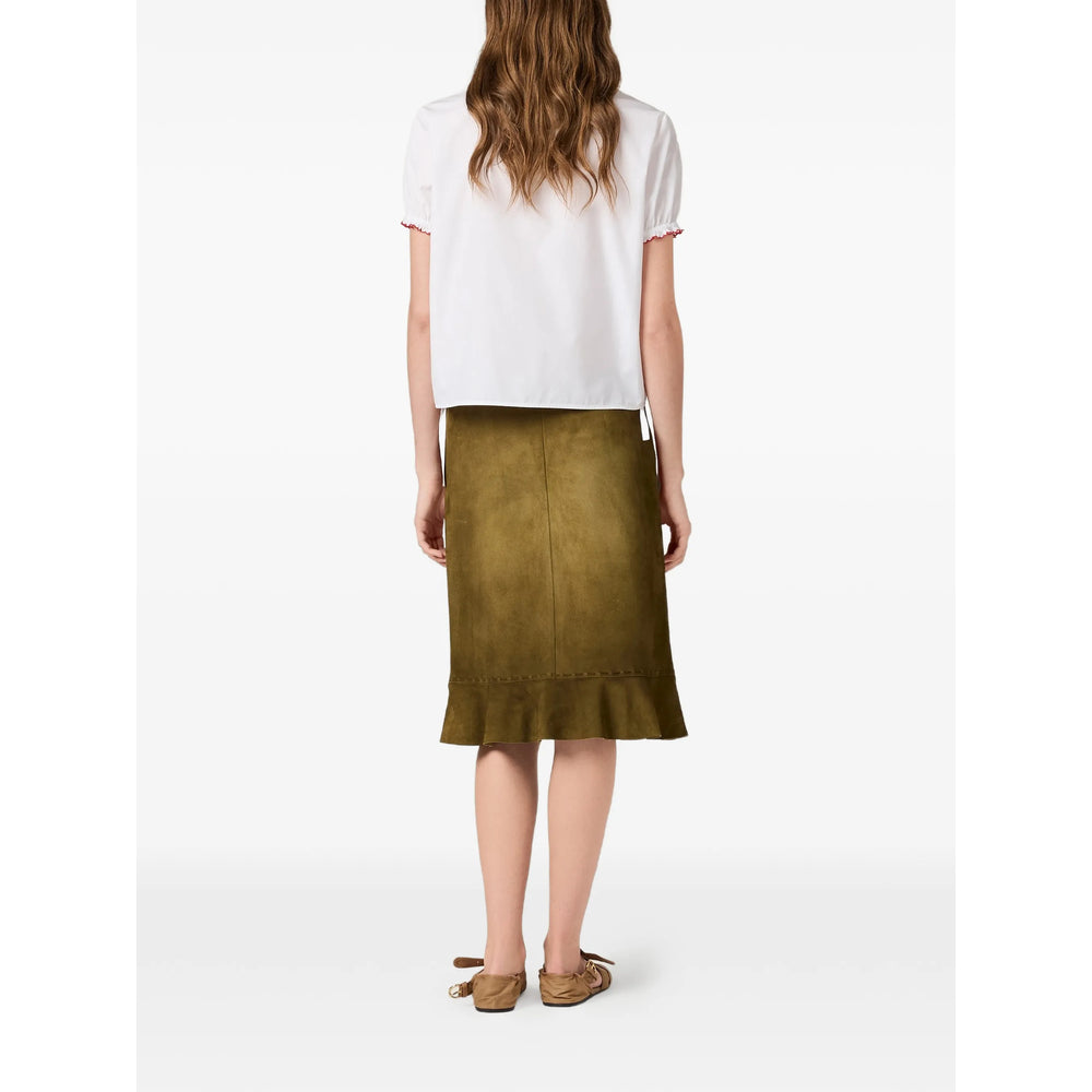 Miu Miu White Tops - Shirts Women MIU MIU