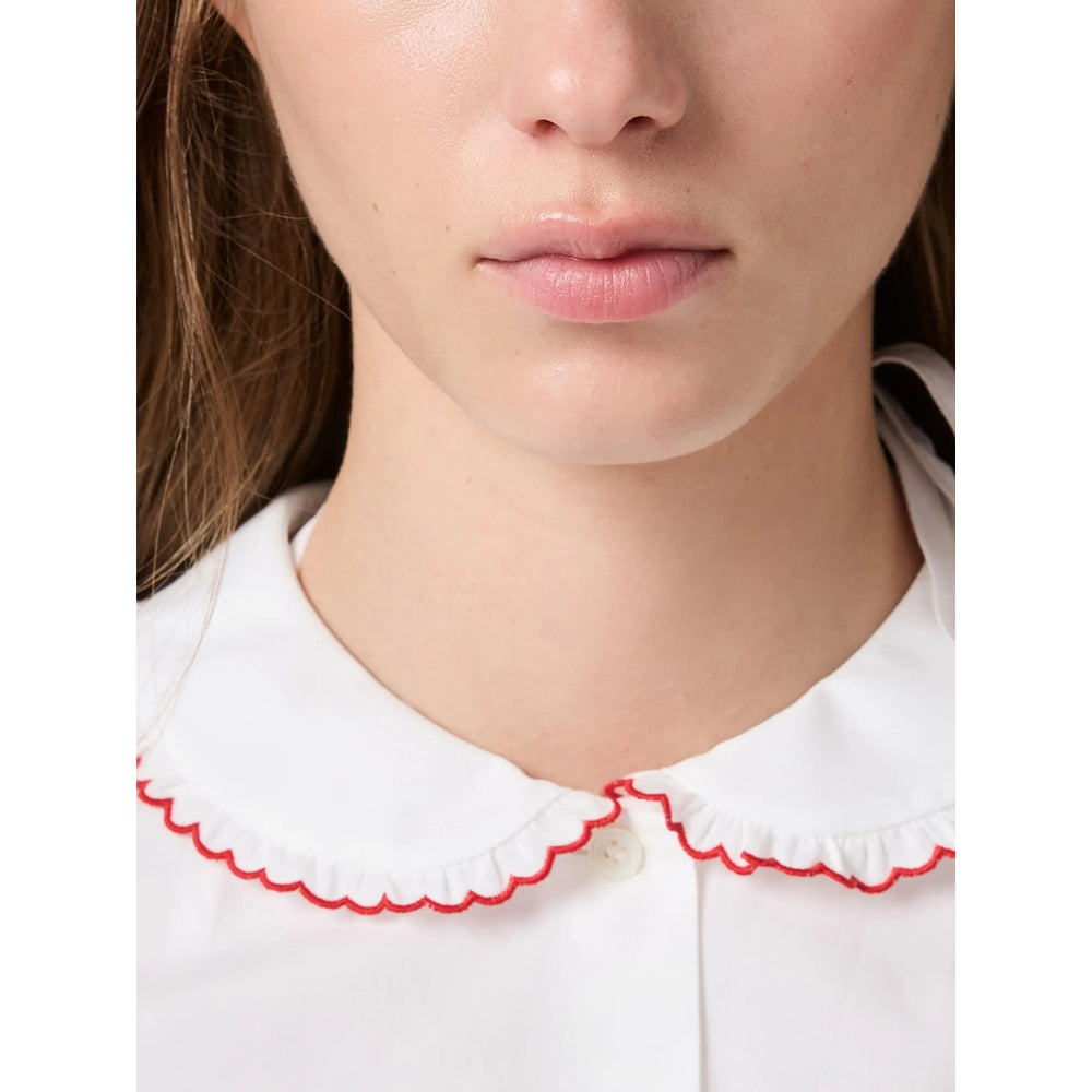 Miu Miu White Tops - Shirts Women MIU MIU