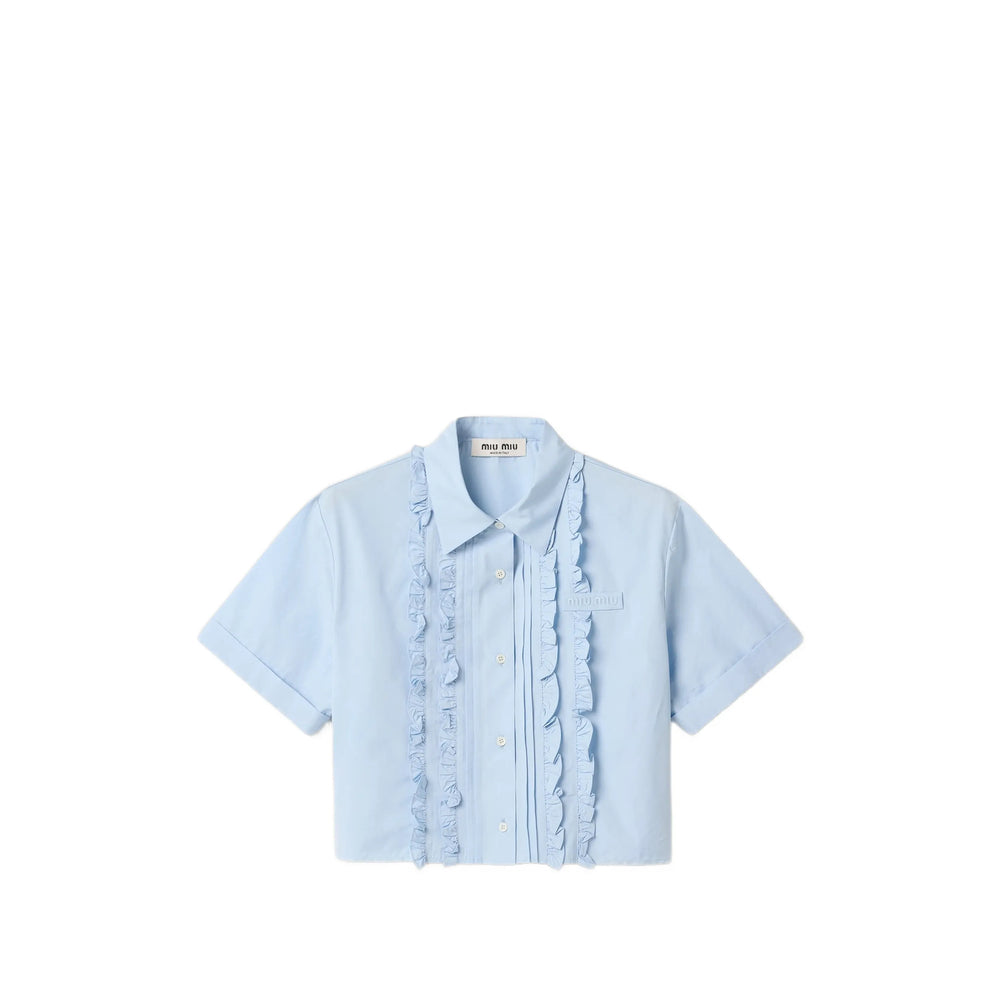 Miu Miu Blue Tops - Shirts Women MIU MIU