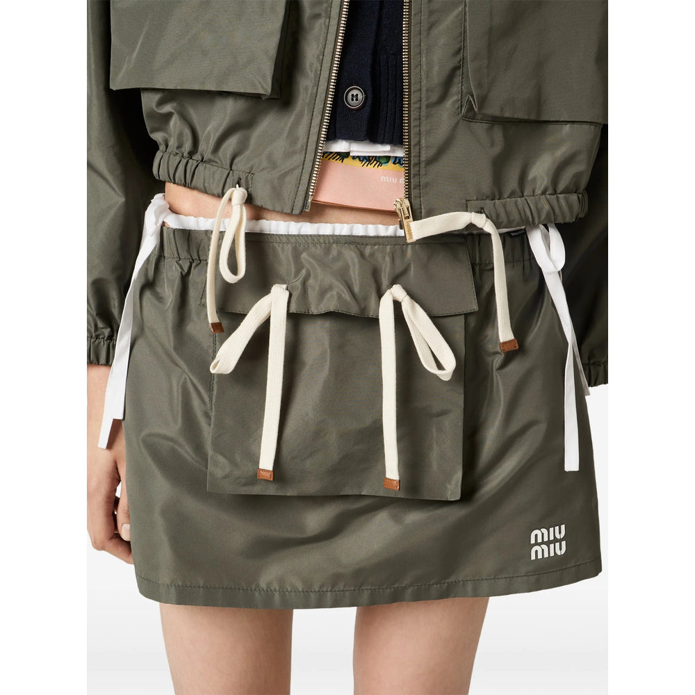 Miu Miu Green Skirts - Straight Skirts Women MIU MIU
