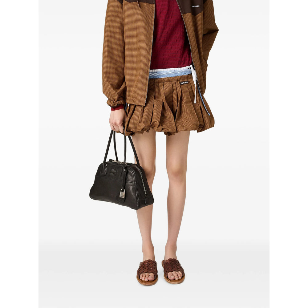 Miu Miu Brown Skirts - Pleated Skirts Women MIU MIU