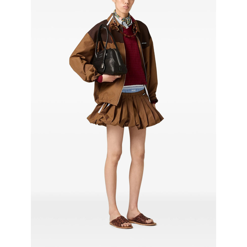 Miu Miu Brown Skirts - Pleated Skirts Women MIU MIU