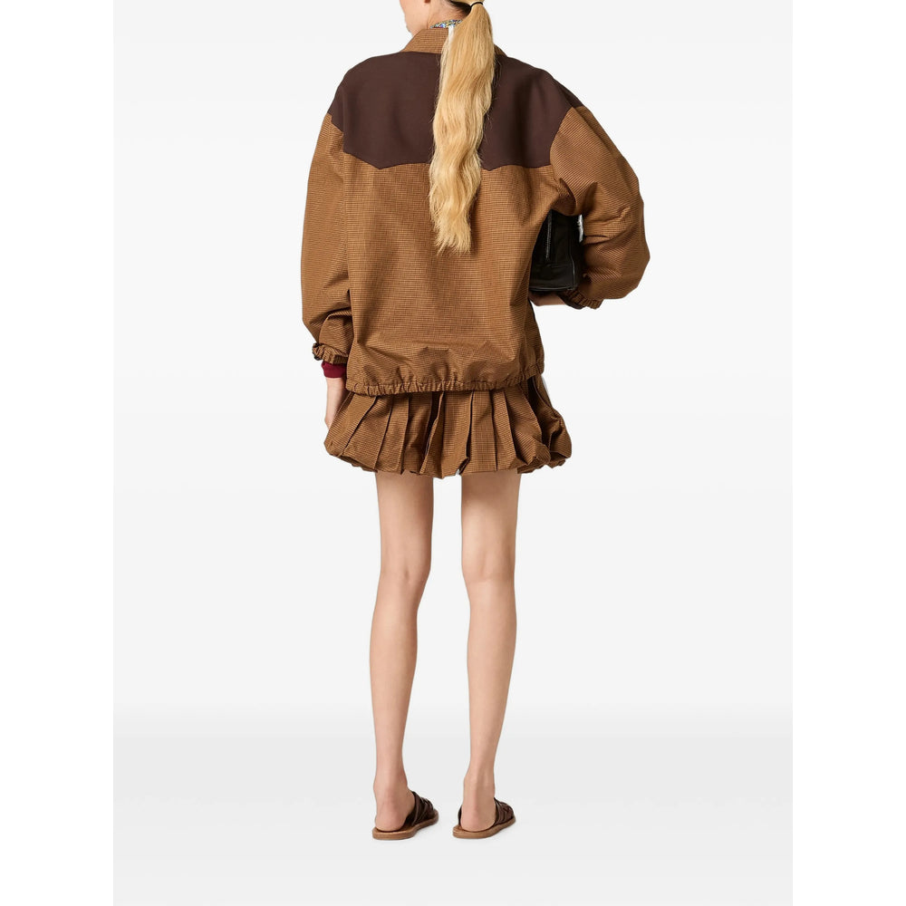 Miu Miu Brown Skirts - Pleated Skirts Women MIU MIU