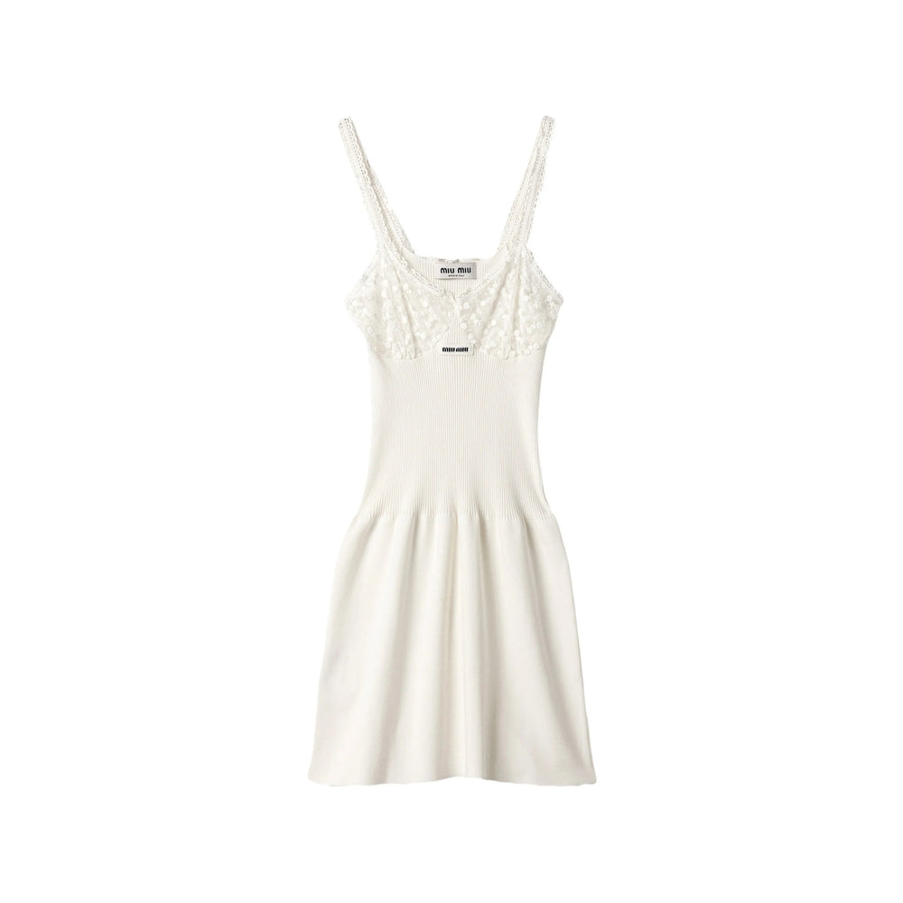 Miu Miu White Dresses - Day Dresses Women MIU MIU