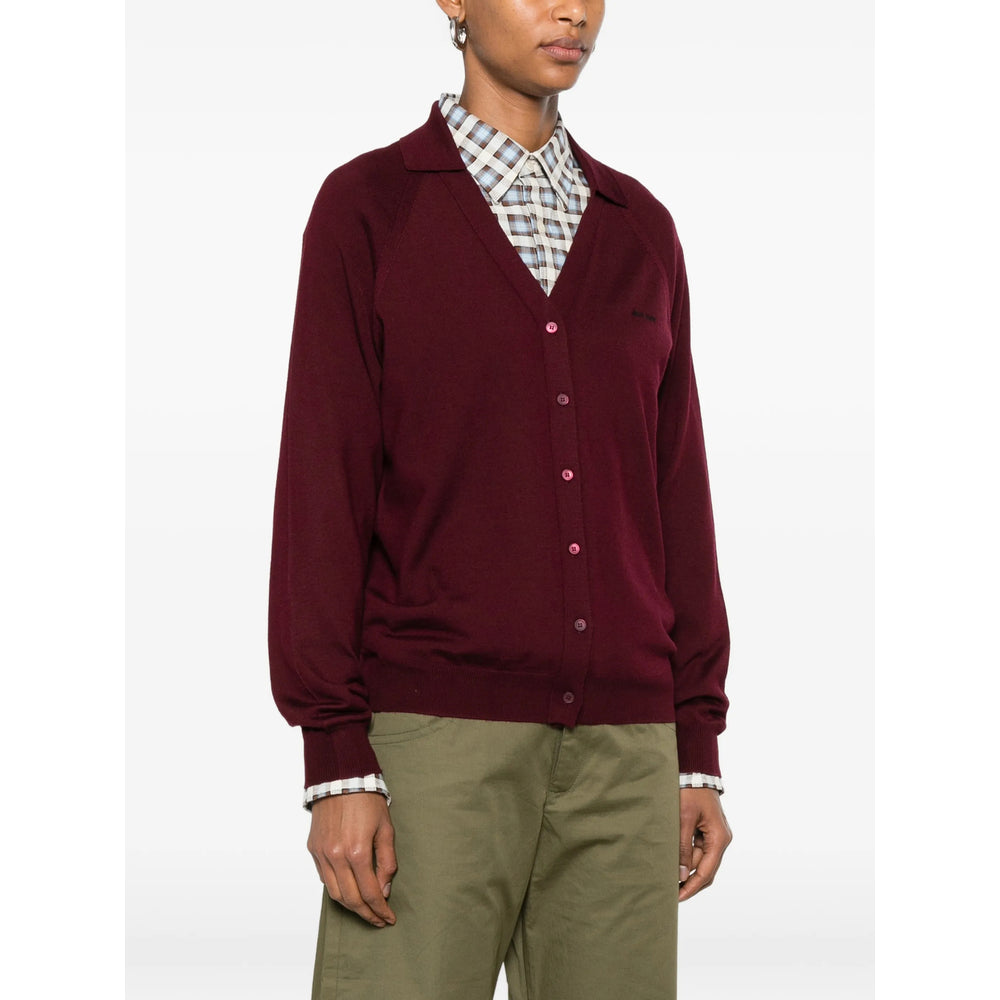 Miu Miu Red Knitwear - Cardigans Women MIU MIU