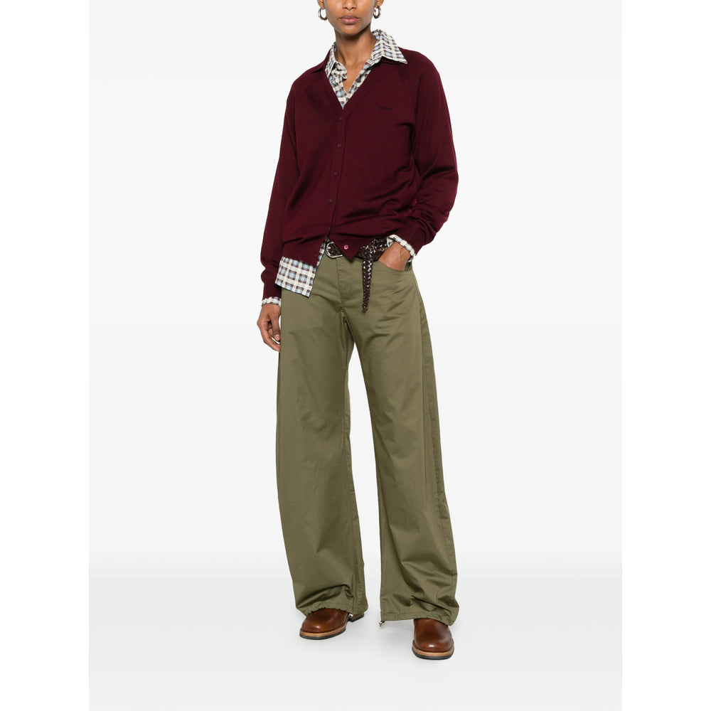 Miu Miu Red Knitwear - Cardigans Women MIU MIU