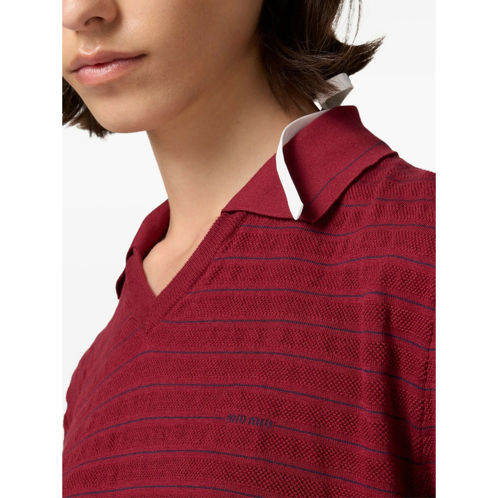 Miu Miu Red Knitwear - Jumpers Women MIU MIU