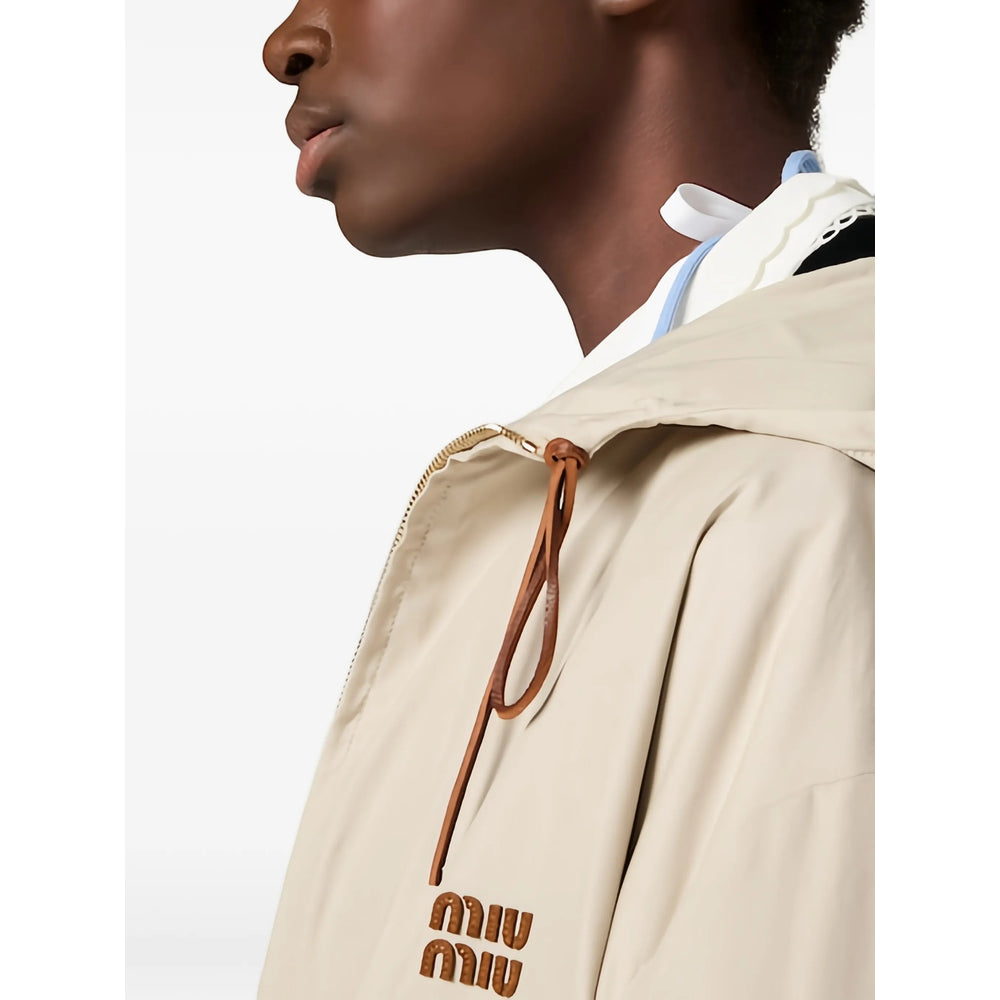 Miu Miu Neutrals Jackets - Oversized Jackets Women MIU MIU