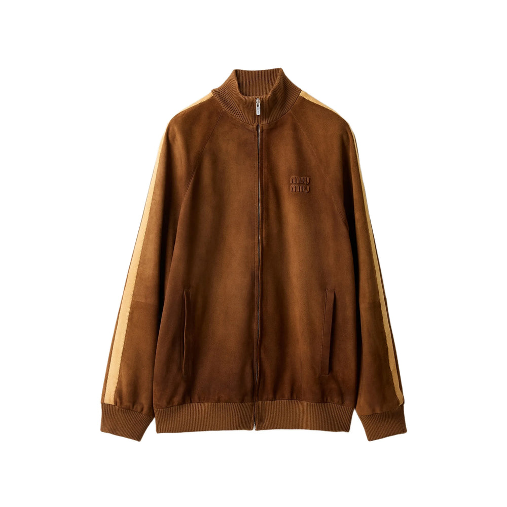 Miu Miu Brown Jackets - Leather Jackets Women MIU MIU