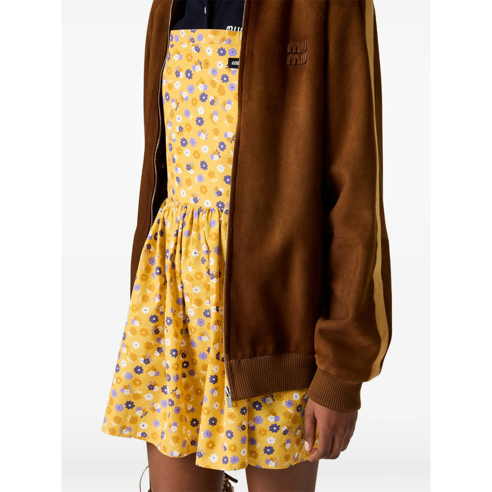 Miu Miu Brown Jackets - Leather Jackets Women MIU MIU