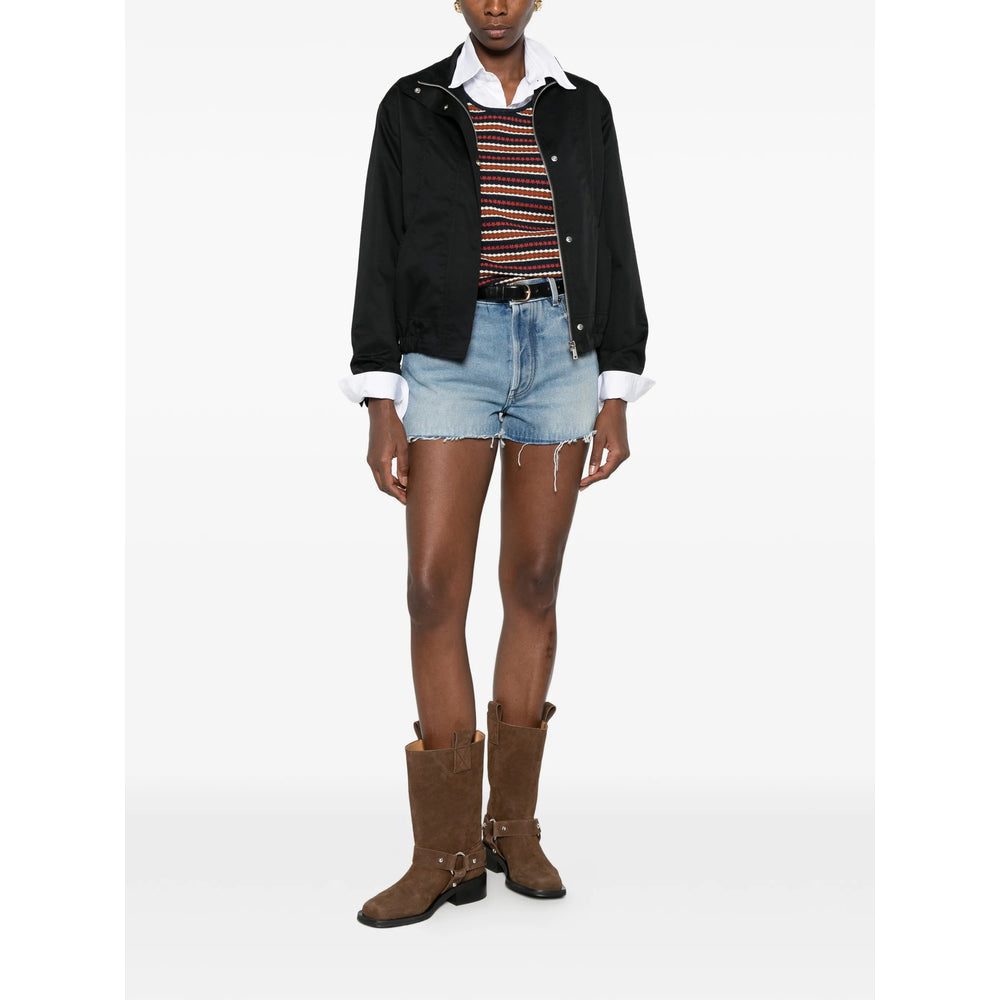 Miu Miu Blue Shorts - Mini Shorts Women MIU MIU