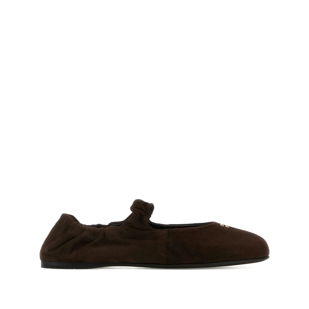Miu Miu Brown Ballet Flats Women MIU MIU