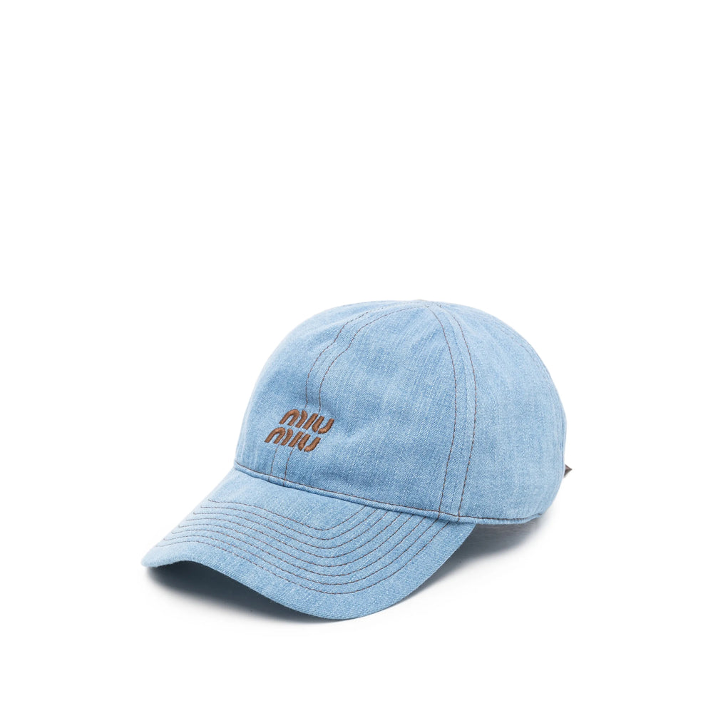 Miu Miu Blue Hats Women MIU MIU