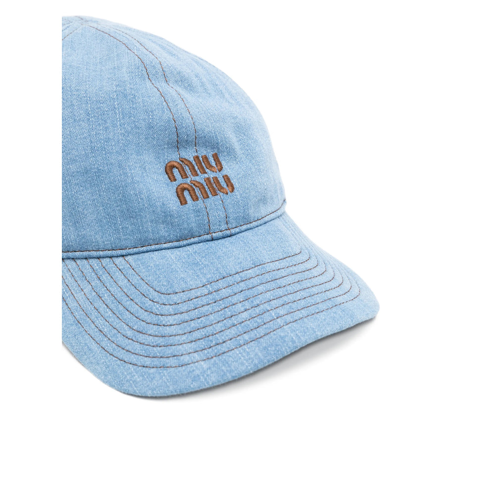 Miu Miu Blue Hats Women MIU MIU