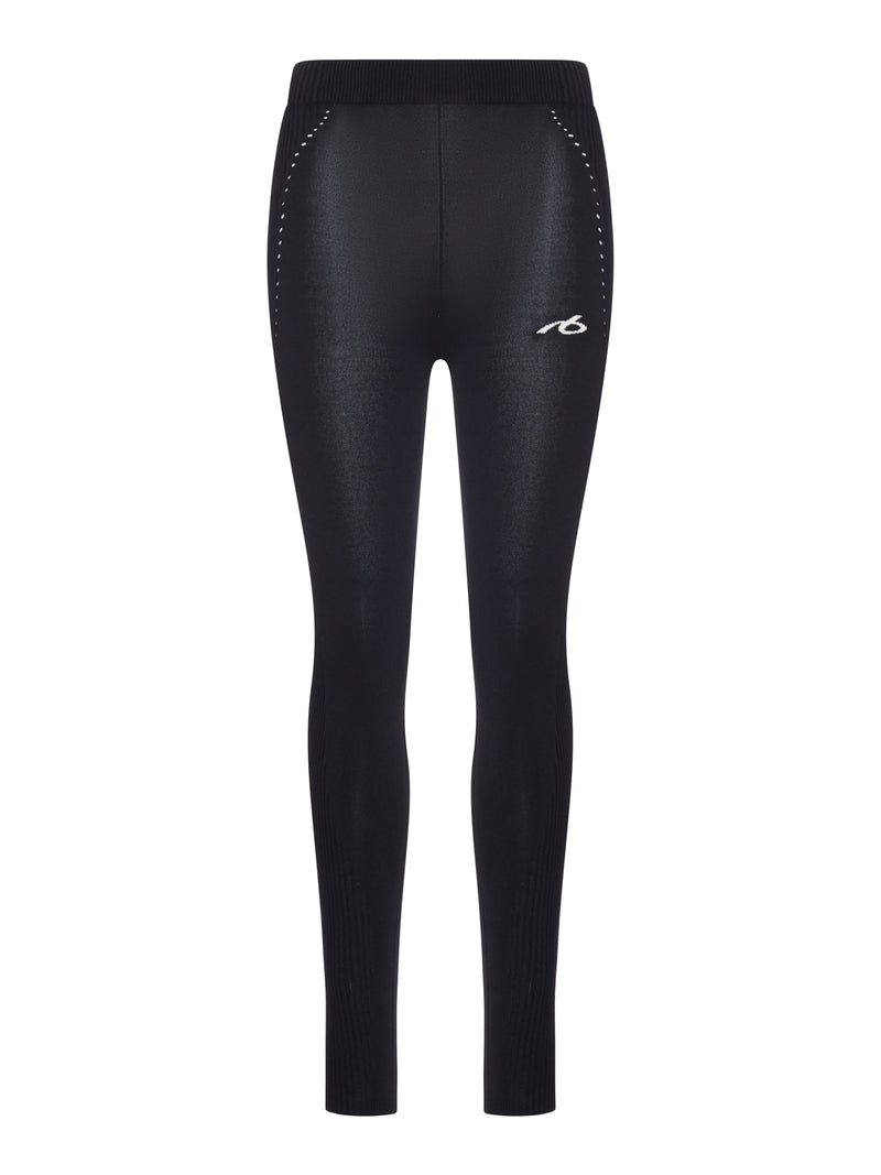 Balenciaga Women Techwear Leggings In Black Sports Mesh BALENCIAGA
